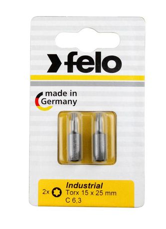 Бита Torx 15X25 серия Industrial 2 шт в блистере | 02615036 Felo