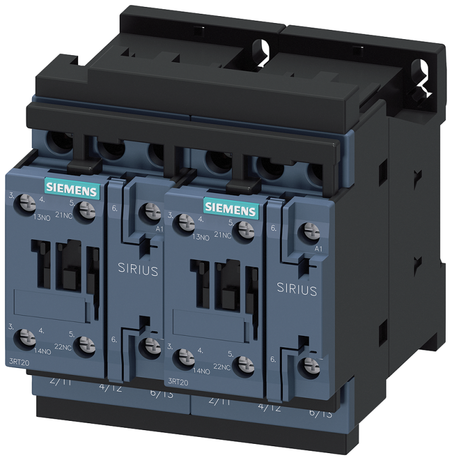 РЕВЕРСИВНАЯ СБОРКА, AC3, 18.5КВТ/ 400V AC 24V, 50/60 ГЦ, 3-ПОЛ., ТИПОРАЗМЕР S0, ВИНТОВЫЕ КЛЕММЫ, ЭЛ. И МЕХ. ВЗАИМНАЯ БЛОКИРОВКА ВСТРОЕННЫЕ БЛОК-КОНТАКТЫ 2 X 1НО - 3RA2328-8XB30-1AC2 Siemens
