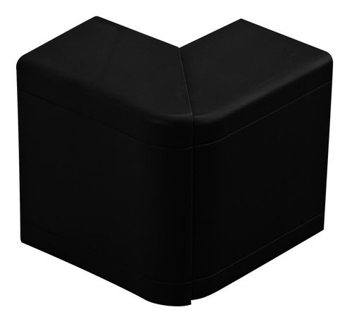 Угол внешний для РКК-100х60 и 100х40 разводной (черный) | УВШ-100х60-Ч Рувинил TYCO