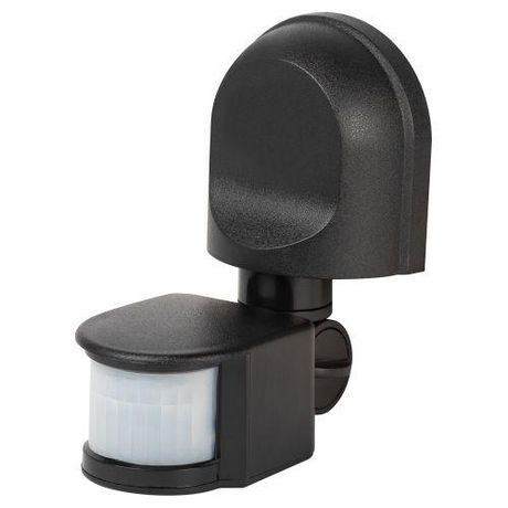 Датчик движения настенный инфракрасный 1200 Вт угол 180 градусов IP44, черный MD 04 - Б0067001 ЭРА