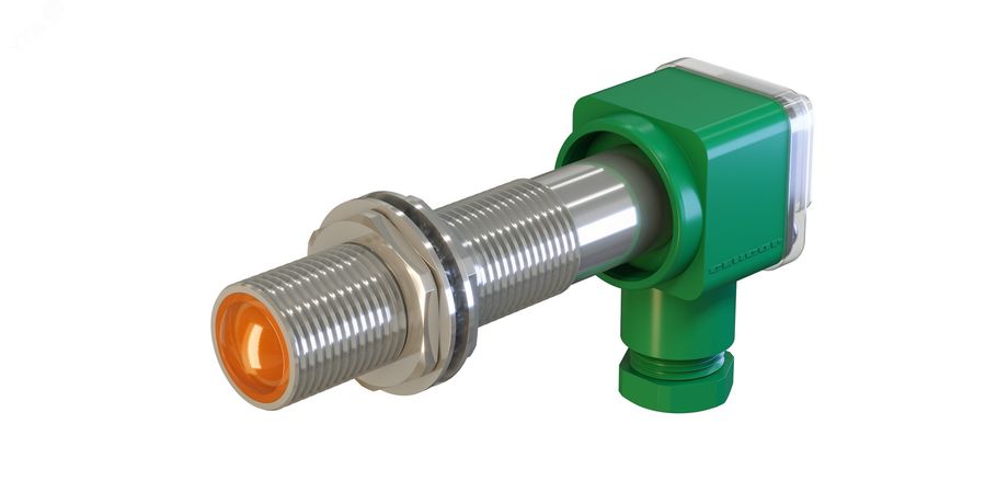 Датчик бесконтактный оптический типа Т, приемник прямого луча ВБО-М18-76К-9113-СА Частота переключения: 500 Гц Материал корпуса: Латунь никелированная IP67 Диапазон срабатывания: 0-20000 мм - VBO-M18-76K-9113-CA Электро Трейд VBO-M18-76K-9113-SA