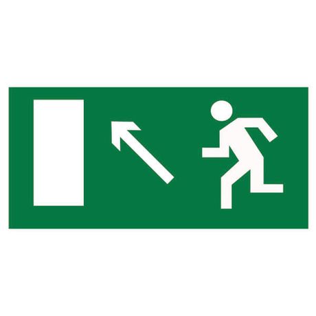 Рассеиватель BS-DR-4.E06"Напр. к эвакуац. выходу налево вверх" Белый свет a14123