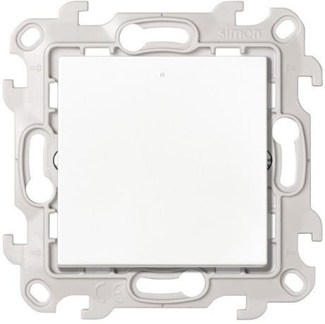 Выключатель кнопочный 1-кл. 1п 2мод. СП Simon 24 10А IP20 Push&Go с подсветкой механизм бел. 2420160-030