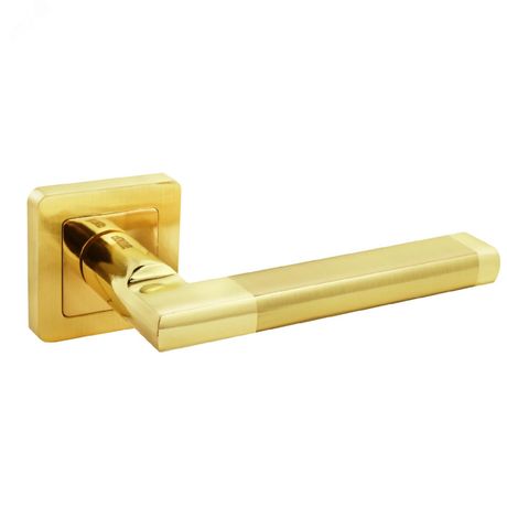 Ручка на круглой накладке (комплект), АЛЛЮР АРТ ВЕНСАН SB/PB (2676) золото матовое - 12274 ПТК