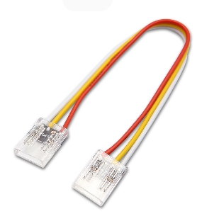 Разъем 3PIN с проводом для LED ленты COB ССТ 10мм лента - (1шт) VARTON V4-R0-00.COB-CCT0.0003 VARTA