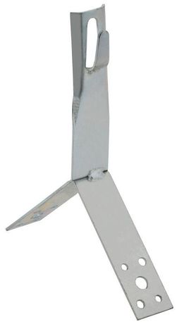 Держатель проводника круглого 6-8мм для конька h=80мм оцинкованная сталь IEK - ZDP80-11-4-68-80