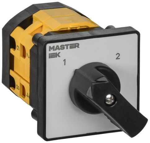 Переключатель кулачковый стандартная рукоятка 16А схема 55 | MI-CS10-016-055 IEK