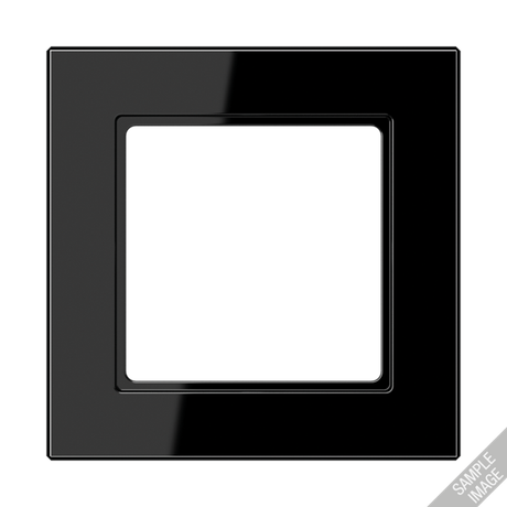 Рамка 1-я для горизонтальной/вертикальной установки Серия- ACreation Материал- термопласт. Цвет- черный - AC581BFSW JUNG