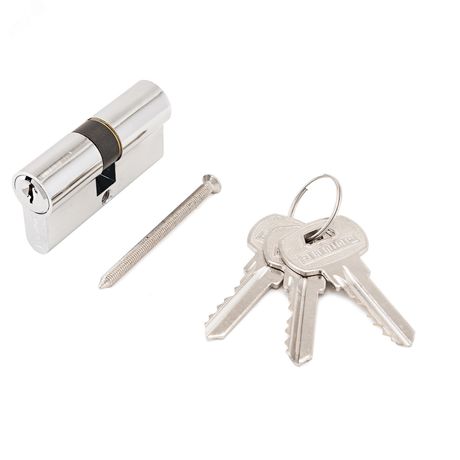 Механизм цилиндровый для врезных замков, АЛЛЮР A 60-3К CP хром - 1256 ПТК