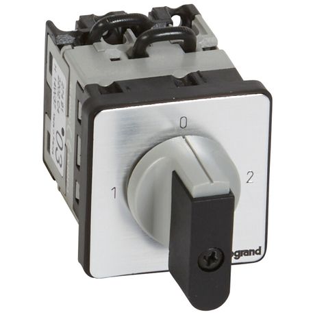 Переключатель кулачковый PR12 2 направления С 0 2Ф монтаж на винт - 027491 Legrand