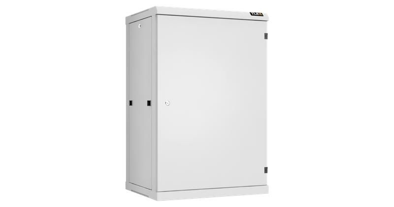 Настенный шкаф 19 дюймов, 18U, металл, 600х450, разборный, GY - ЭКО47697 TLK TWC-186045-R-M-GY