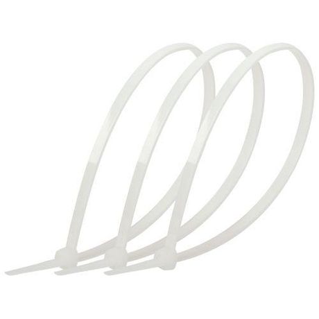 Стяжка кабельная нейлоновая (хомут) 3.6 х 100 мм белая (100 шт/уп) NO-225-150 - Б0065966 ЭРА