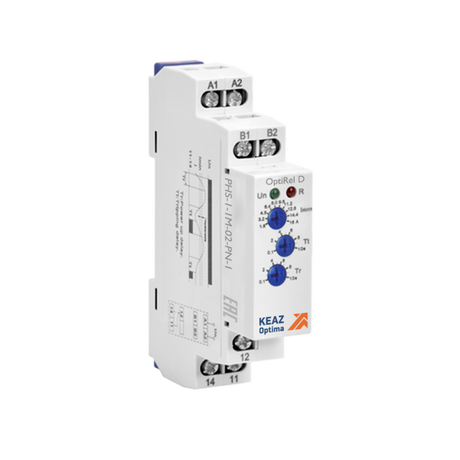 Реле контроля фаз OptiRel D PHS-1-1M-02-PN-1 повышенного и пониженного 1Ф 1СО | 332005 КЭАЗ