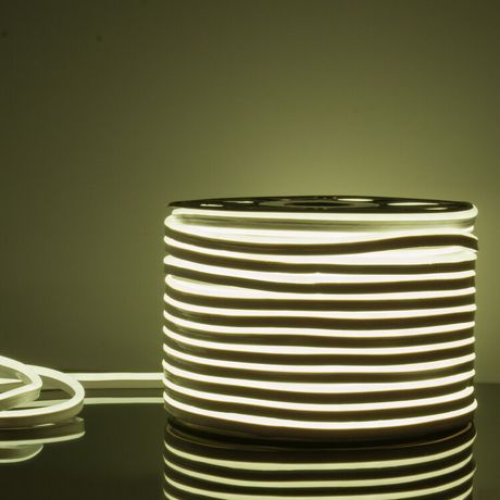 Гибкий неон LS001 220V 9.6W 120Led 2835 IP67 односторонний белый, 100 м | a040597 Elektrostandard