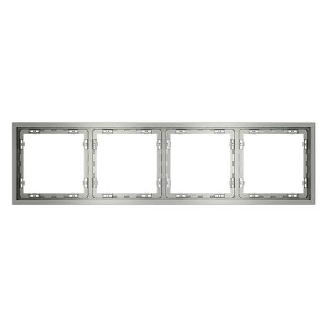 Рамка 4-м S70 пластик. сталь Voltum VLS100405 Voltum арт. VLS100405