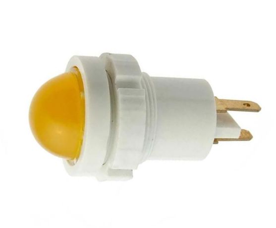 Лампа светодиодная СКЛ-12Б-Ж-2-380 380В 50Гц/пост. диаметр посадочного отверстия 22мм УХЛ2.1 желт. Реле и Автоматика A8021-T200056817