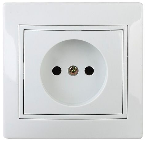 Розетка 1-м СП Plano 1-201-01 16А IP20 250В 2P бел. Intro Б0027607 ЭРА