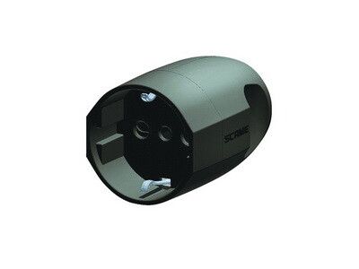 Розетка кабельная бытовая с центральным вводом кабеля. Белая. IP20 16А 2P+E 230В - DIS1302083 ДКС