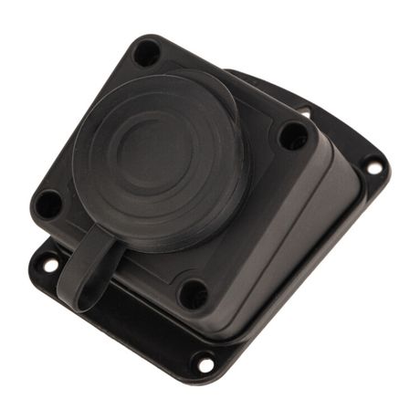 Розетка штепсельная угловая влагозащищенная стационарная ОУ, 2P+PE 230V,16 А, IP44 каучук PROconnect | 111-127-4 Rexant MEET