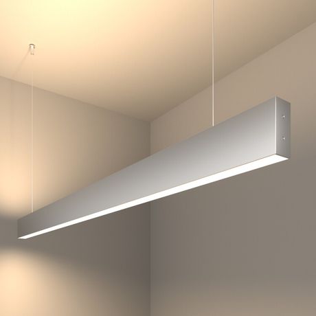 Светильник светодиодный подвесной линейный двусторонний 128см 50W 4200K матовое серебро (101-200-40-128) | a041493 Elektrostandard