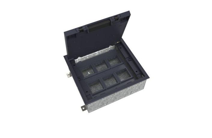 Люк MultiDesk MDK10 на 12мод. IP40 с монтажной коробкой для бетонных полов SE MDK10212 APC