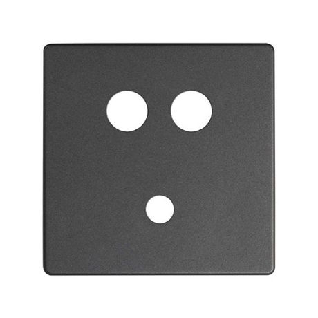 Накладка для коннектора мини-джек + 2RCA, S82, S82N, S82 Detail, графит - 8201092-038 Simon