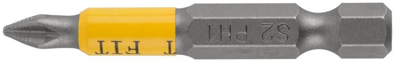 Набор бит кованые сталь S2 односторонние 50мм PH1 профи блистер (уп.10шт) FIT 57524 РОС