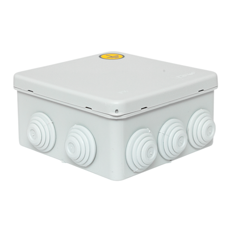 Коробка уравнивания потенциалов КУП-030-014 с крышкой наружная (100х100х50) для прямого монтажа, 10 мембр. вводов серая IP55 | plc-kmr-030-014-g EKF