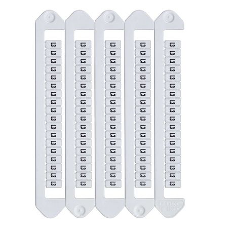 Маркировка для клемм, ширина 5 мм, символы "L3", горизонтальная ориентация | NUTB-5-L3H DKC ДКС