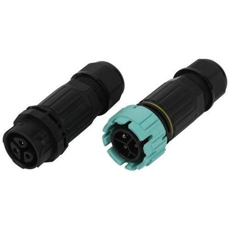 Коннектор кабельный разъемный прямой 3-Pin 0.5-2.5кв.мм IP68 безвинтовой NO-224-671 Эра Б0068012