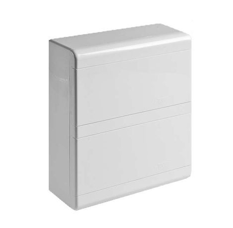 Щиток распределительный навесной на 18 модулей с двумя непрозрачными дверцами белый IP40 (ЩРн-П-18) - 68018Б TYCO