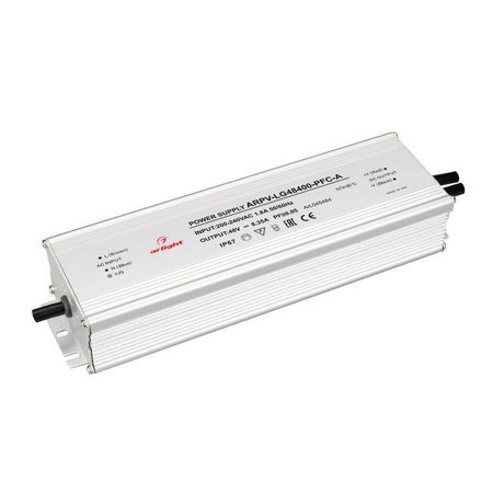 Блок питания ARPV-LG48400-PFC-A (48V, 8.3A, 400W) (Arlight, IP67 Металл, 5 лет) - 045484