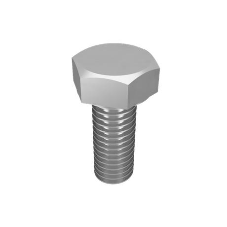 Болт с шестигранной головкой М12х20 DIN 933 BT12-20 сталь (уп.30шт) КМ LO0839 КМ-Профиль