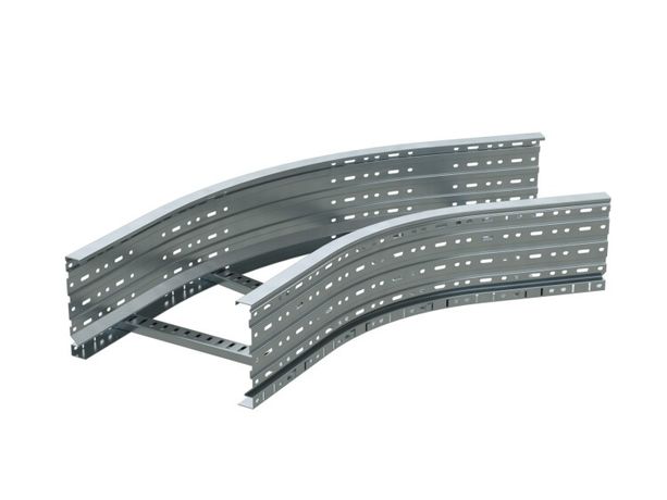 Угол лестничный 90 градусов 150x400 R=600 мм, горячий цинк | ULD654R600HDZ DKC ДКС