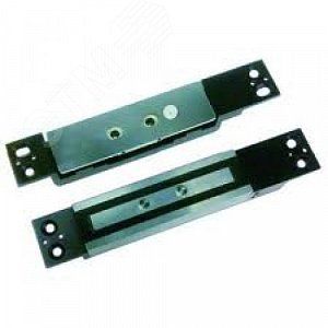 Замок сдвиговый электромагнитный, мониторинг, внутреннее исполнение, 12 VDC / 220мА или 24VDC 190мА, усилие 1200 кг, размеры 182х30х25 мм - ST-CL210M Smartec smkd0119