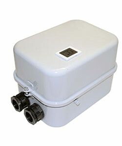 Пускатель электромагнитный ПМ12-040210 У2 В 40А 220В/50Гц 2НО+1НЗ IP54 нереверсивный с реле РТТ-121 28.0-40.0А корпусе кнопкой R Электротехник ET010341