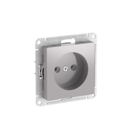 Розетка AtlasDesign 16А без заземл. шторок быстрозажим. клем. механизм алюм. SE ATN000341S APC