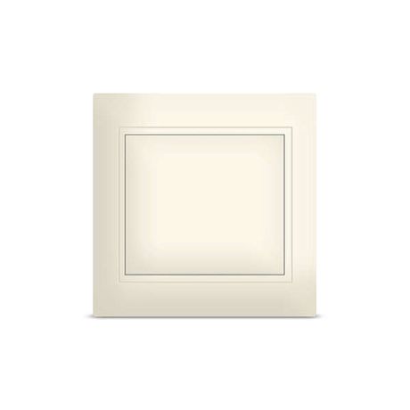 Выключатель Севиль 1 клавиша слоновая кость (ivory) - Б-С0021 Союз