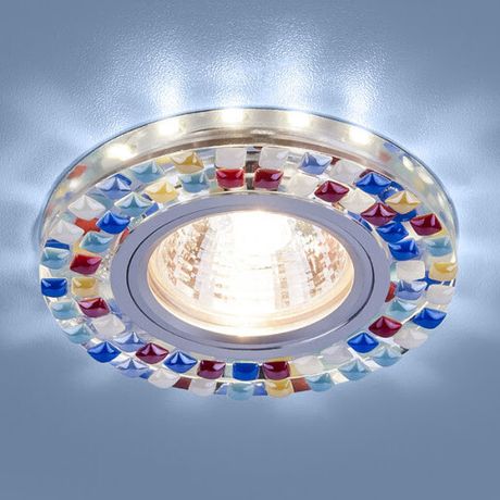 Светильник точечный встраиваемый 2195 MR16 SL/MLT зеркальный/мульти | a036819 Elektrostandard