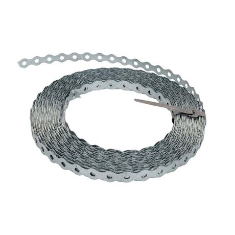 Лента монтажная перфорированная волна для прямого монтажа ЛМПВ 17х0.55 (уп.25м) Промрукав PR08.4264 Строитель