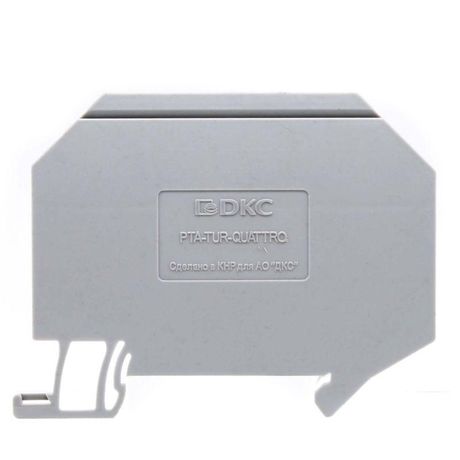 Разделитель PTA-TUR-QUATTRO для клемм TUR-QUATTRO (уп.100шт) DKC ДКС