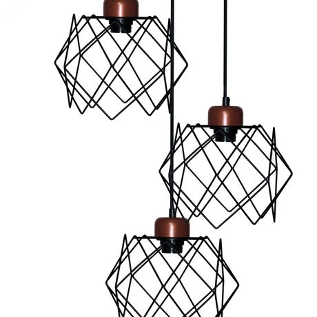 Светильник Сигма 232 черн.муар медь НСБ 01-3х60-163 Е27 ИУ - 1005404795 Элетех