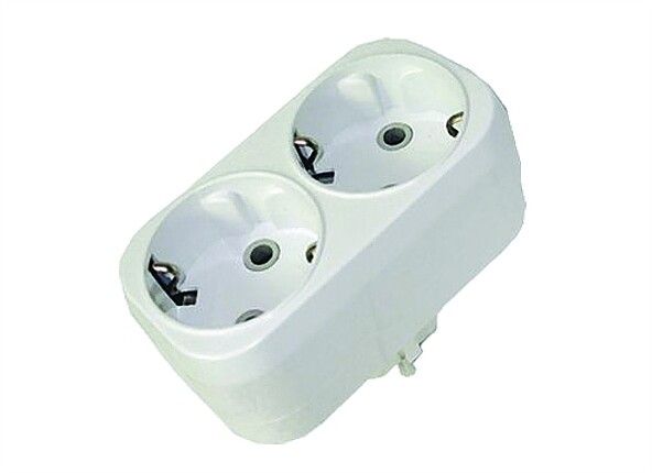 Блок на 2 гнезда 2П+З плоский 16А 250B | SQ1806-0026 TDM