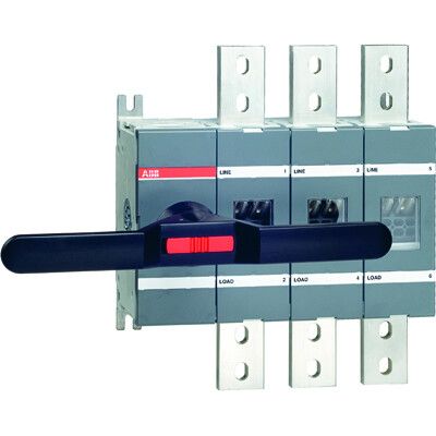 Рубильник OT1250E03 1250А 3х-полюсный (без ручки упр.и переходн.) | 1SCA022860R5510 ABB