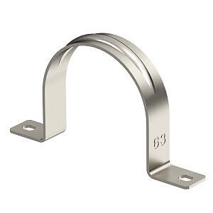 Крепежная скоба металл. двухлапковая 40mm (605 40 A4) | 1018705 OBO Bettermann 605 V4A