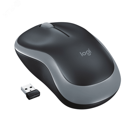 Мышь беспроводная M185, 1000 dpi, серый - 7000006618 LOGITECH