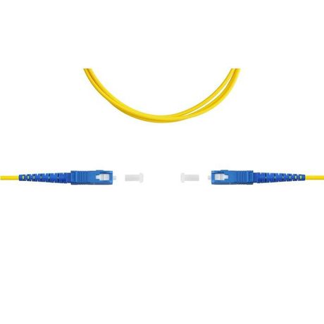 Патч-корд ВО SM(G.652.D), SC/UPC-SC/UPC, 3.0мм, simplex, LSZH, 1м | 09-05072 SUPRLAN Net.on