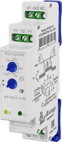 Фотореле ФР-М01-1-15 ACDC24B/AC230B УХЛ4 без датчика (спец.) Меандр A8302-16935734