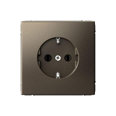 Розетка ArtGallery 16А с заземл. быстрозажим. клем. механизм мокко SE GAL000643S APC