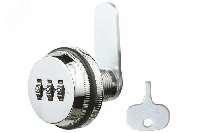 замок мебельный ЗМК 090 20мм кодовый врезной Стандарт - 14868 ПТК